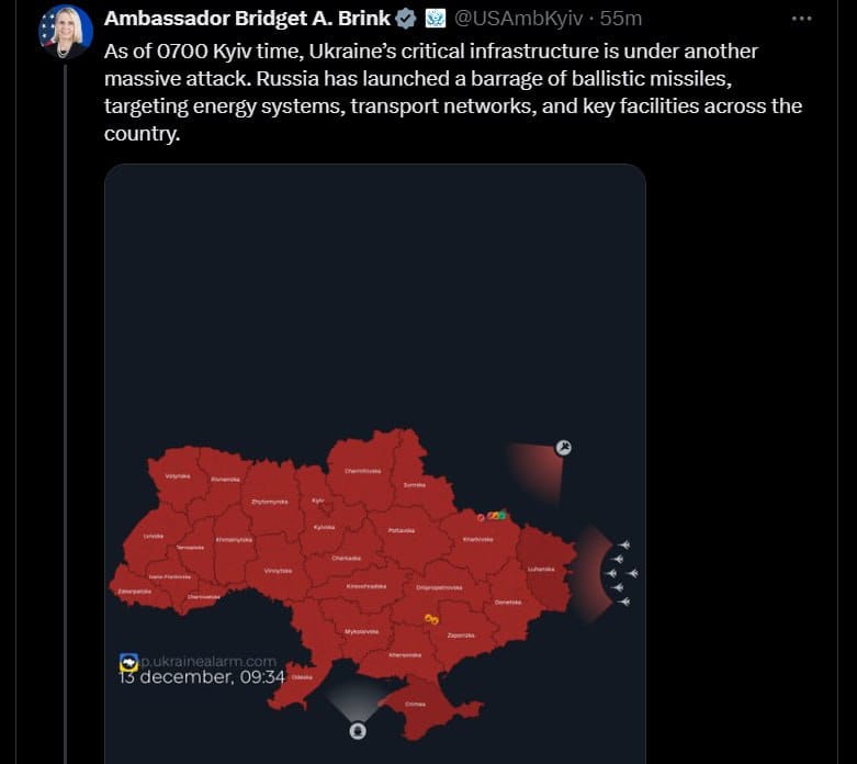 Ukrainsk Infrastruktur Attackerad