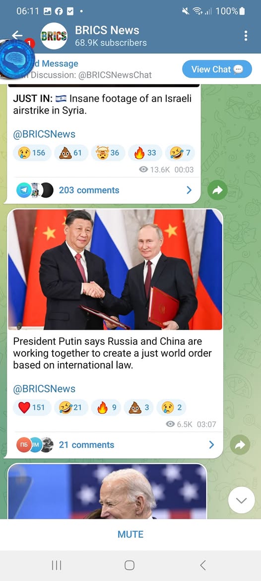 Gemensamt Arbetsmål För Kina & Ryssland