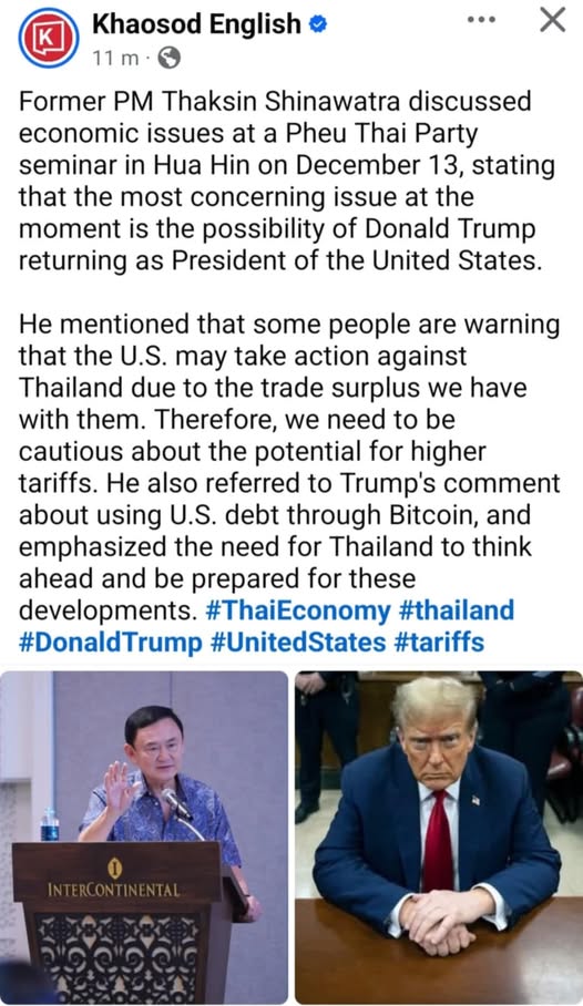 Thailand & Trump