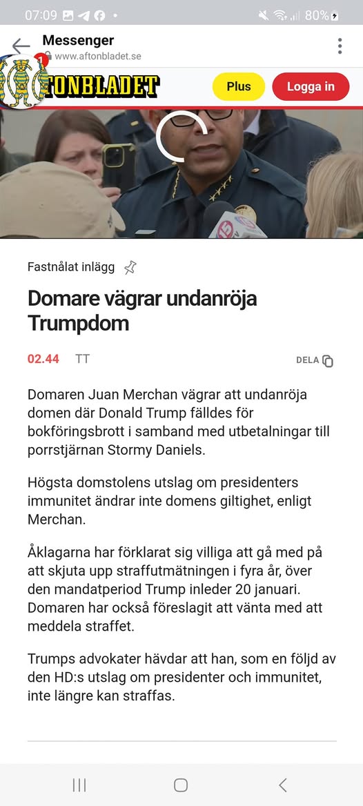 Domare Vägrar Undanröja Trump-Dom