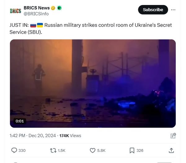 Ryskt Slag Mot SBU:s Kontrollrum