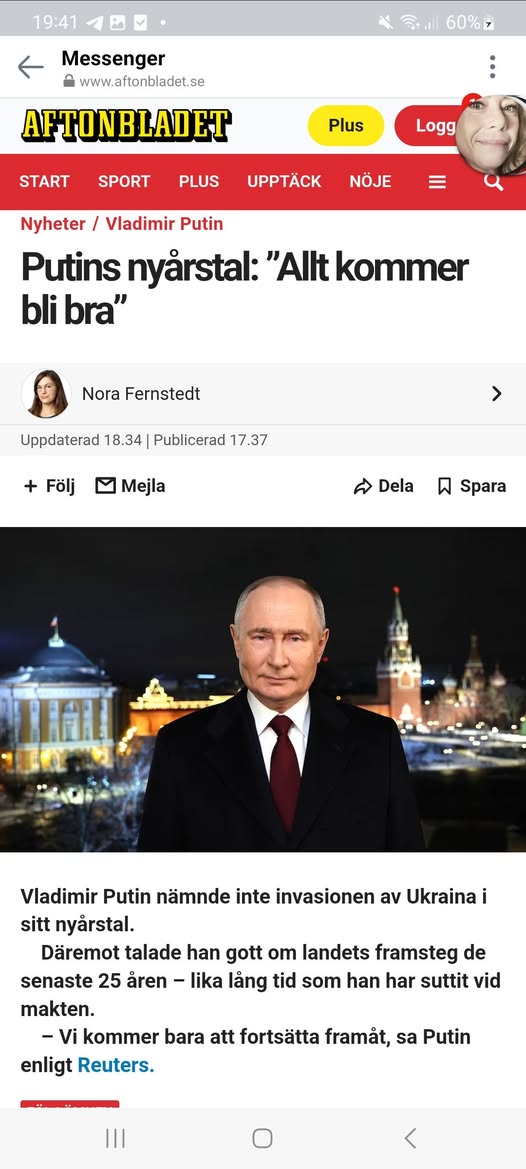 Putin: Allt Kommer Bli Bra