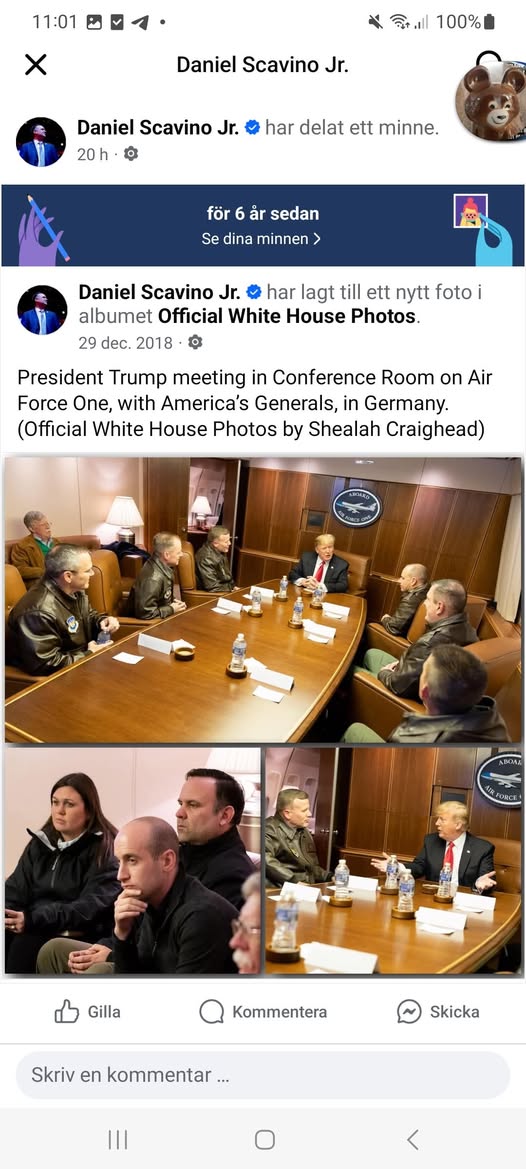 Möte På Air Force One I Tyskland