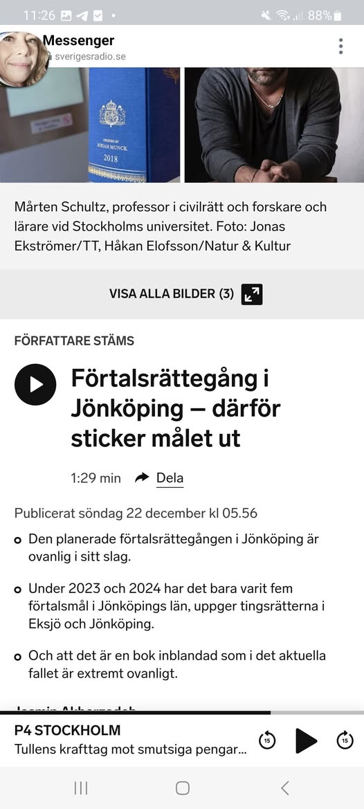Utstickande Förtalsrättegång