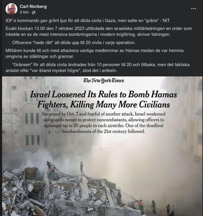 Israelisk Civilistdödsgräns