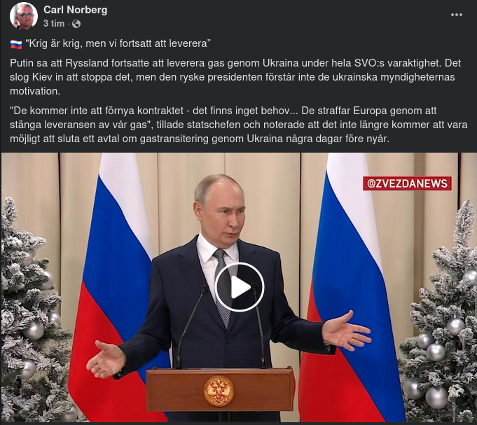 Gasleveranser & Krig