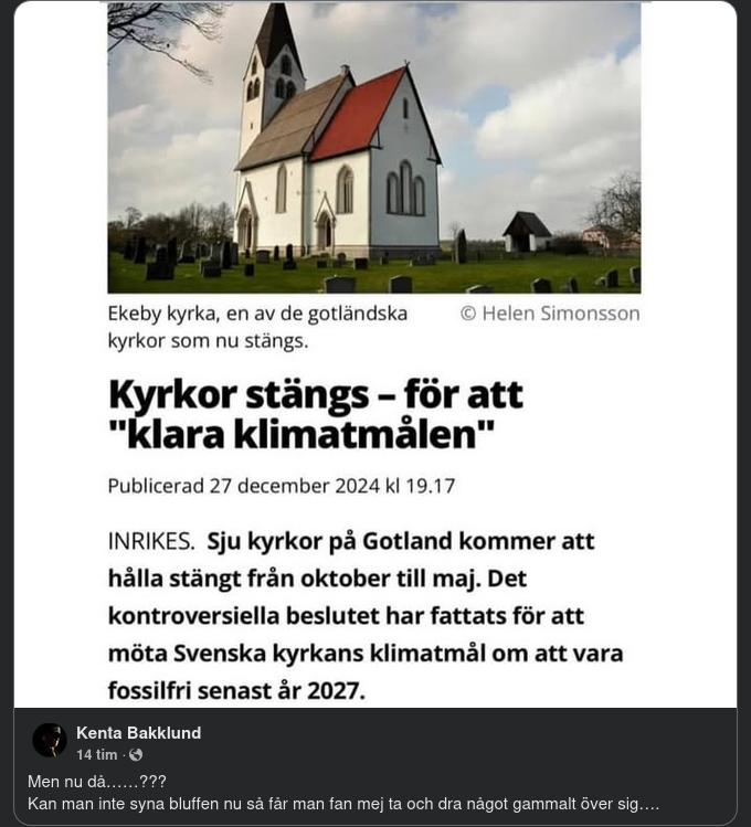 Klimatmålsstängda Gotländska Kyrkor