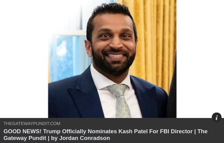 Kash Patel Nominerad Till FBI-Chef