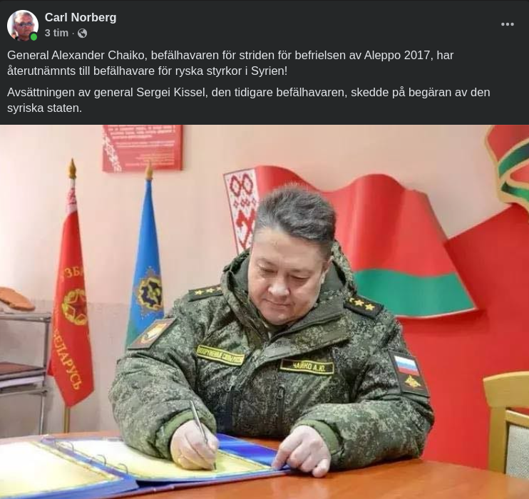 Återutnämnd I Syrien