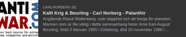 Kallt Krig & Beurling