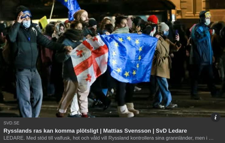 Mattias Svensson Om Ryssland & Georgien I SvD