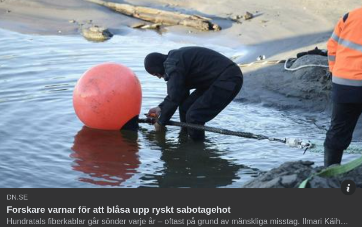 Varning För Uppblåst Sabotagehot i DN