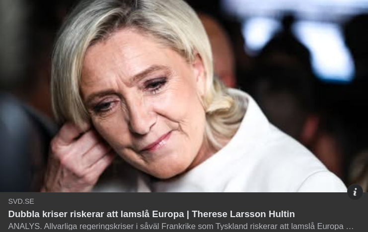 Europeisk Lamslagningsrisk I SvD