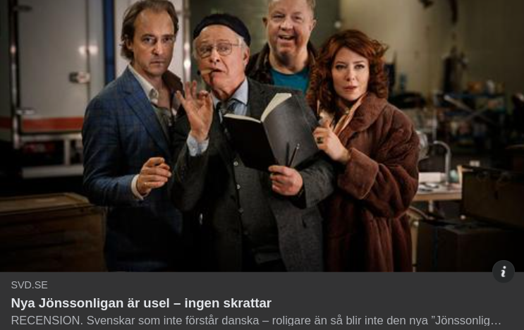 Inget Skratt Åt Nya Jönssonligan