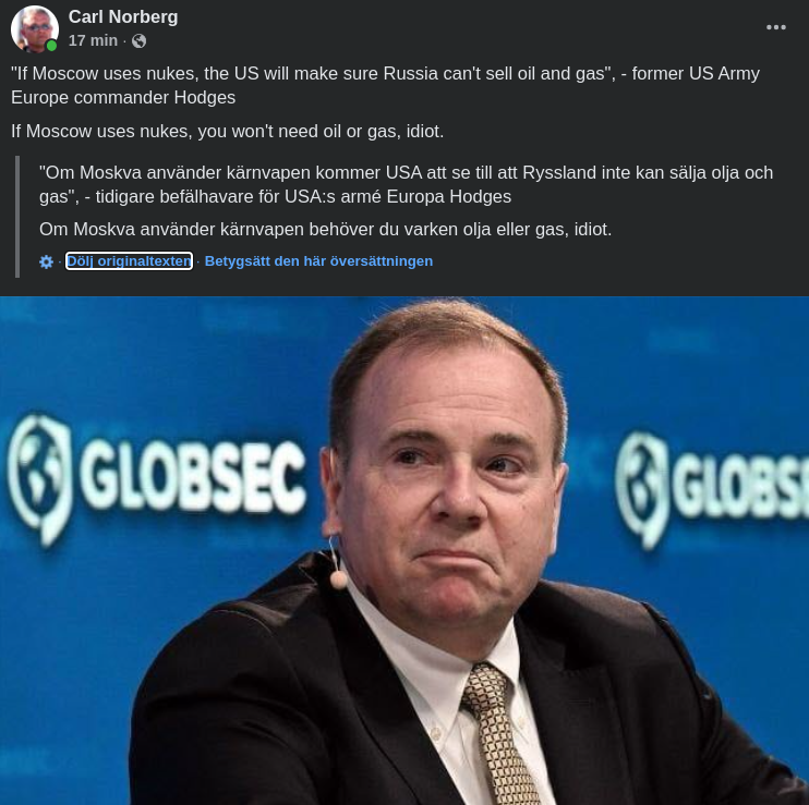 Kärnvapen & Energiförsäljning..