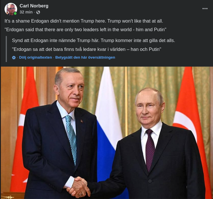 Endast Två Ledare I Världen