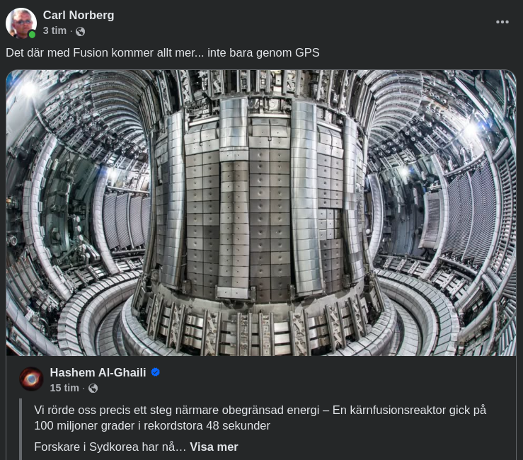 Kärnfusion I Sydkorea