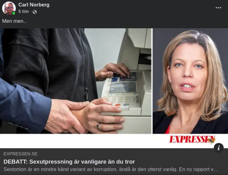 Sextortion - Sexutpressning