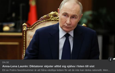 Anna-Lena Projicerar Fotskjutande I DN
