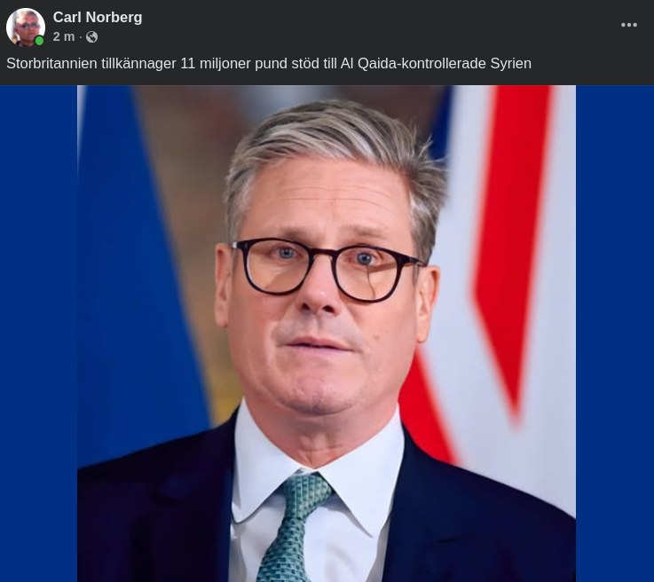 Brittiskt Miljonstöd Till Syrien