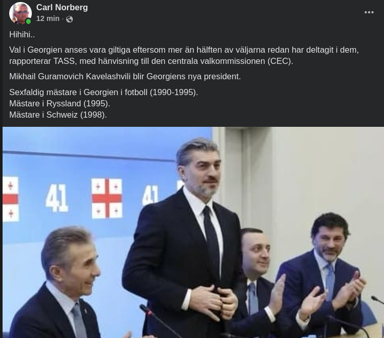 Georgiens Nya President