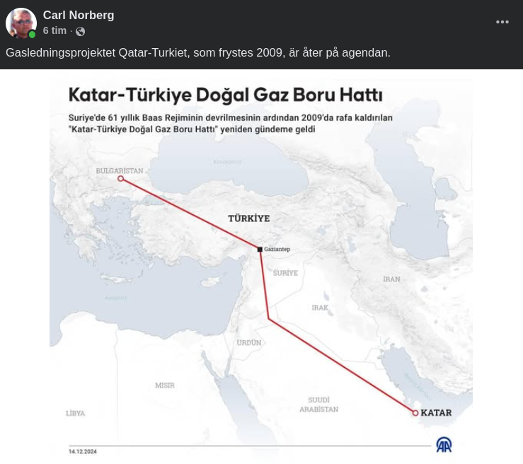 Fryst Gasledningsprojekt Aktuellt Igen