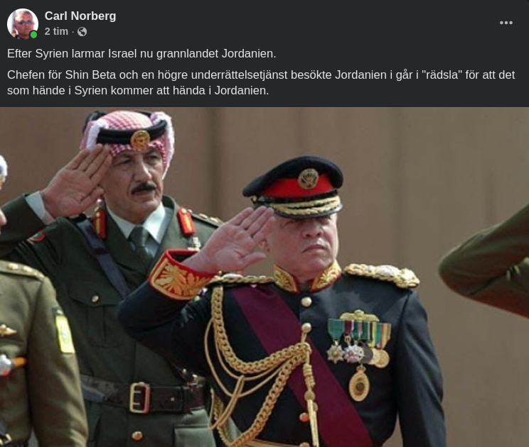 Israeliskt Besök I Jordanien