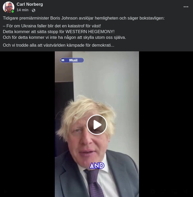 BoJo & Västhegemoni