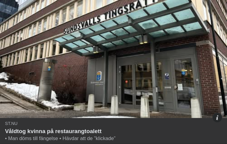 Dömd För Våldtäkt På Restaurangtoalett