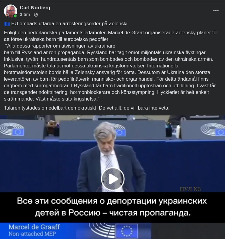 Tystat Om Ukraina I EU