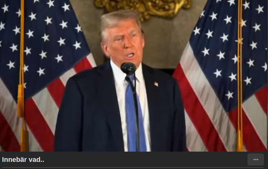 Trump Om Drönarna: Regeringen Vet