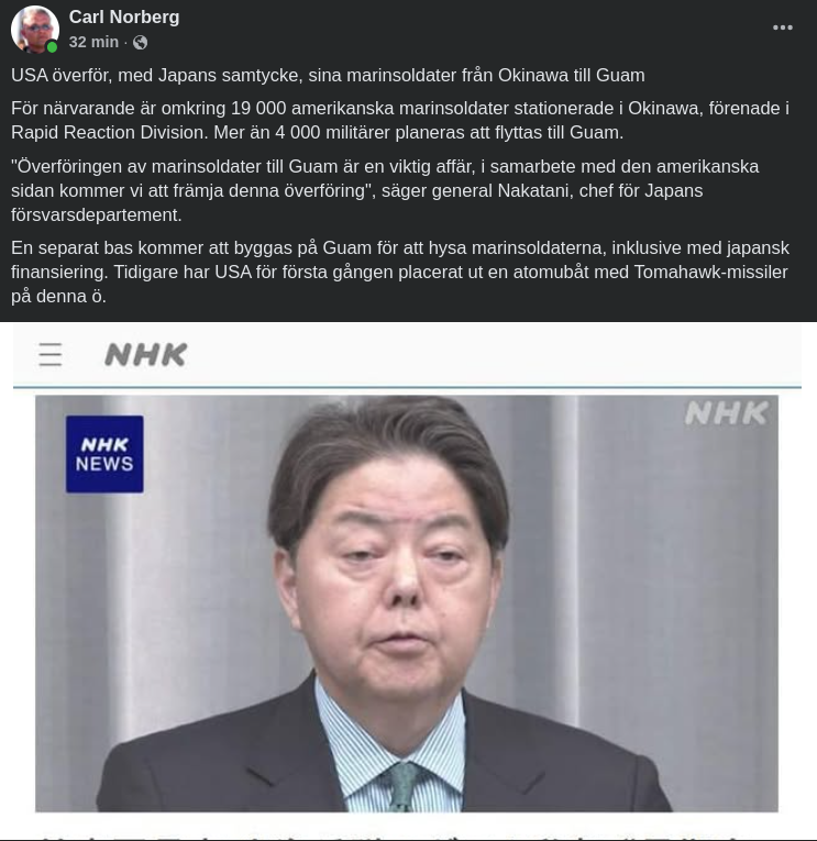 Amerikansk Marinsoldatsöverföring I Japan