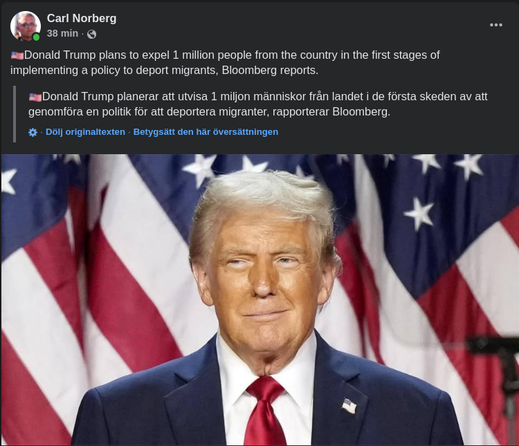 Utvisningsplanerande Trump