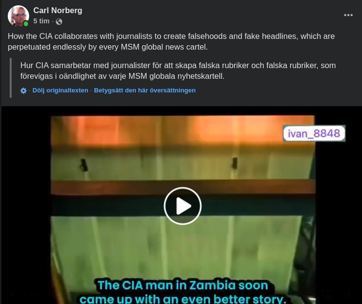 Journalistiskt CIA-Samarbete..