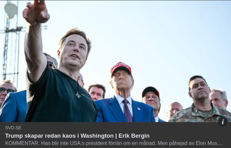 Trump & Budgetkaos I SvD