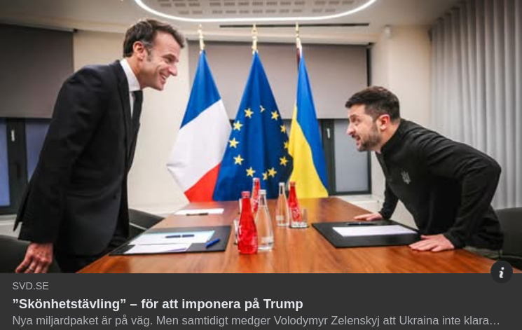 Imponerande Skönhetstävling För Trump I SvD