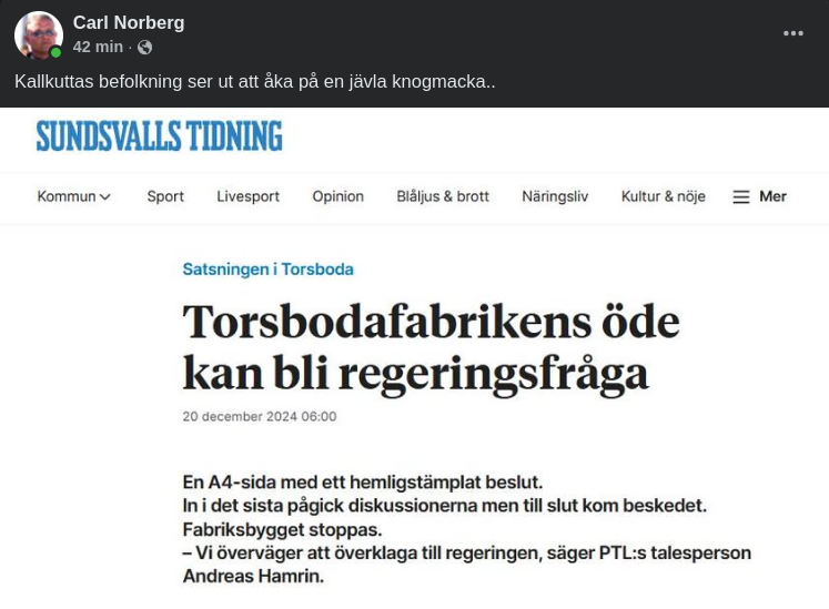 Torsboda Som Regeringsfråga?..