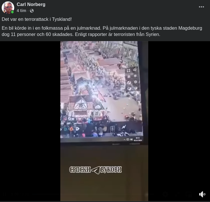 Julmarknadsterror I Magdenburg