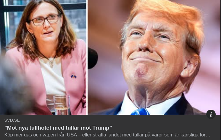 Malmström & USA-Handel I SvD