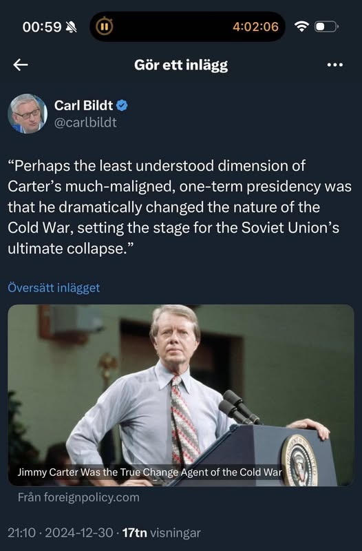 Carter & Kalla Kriget