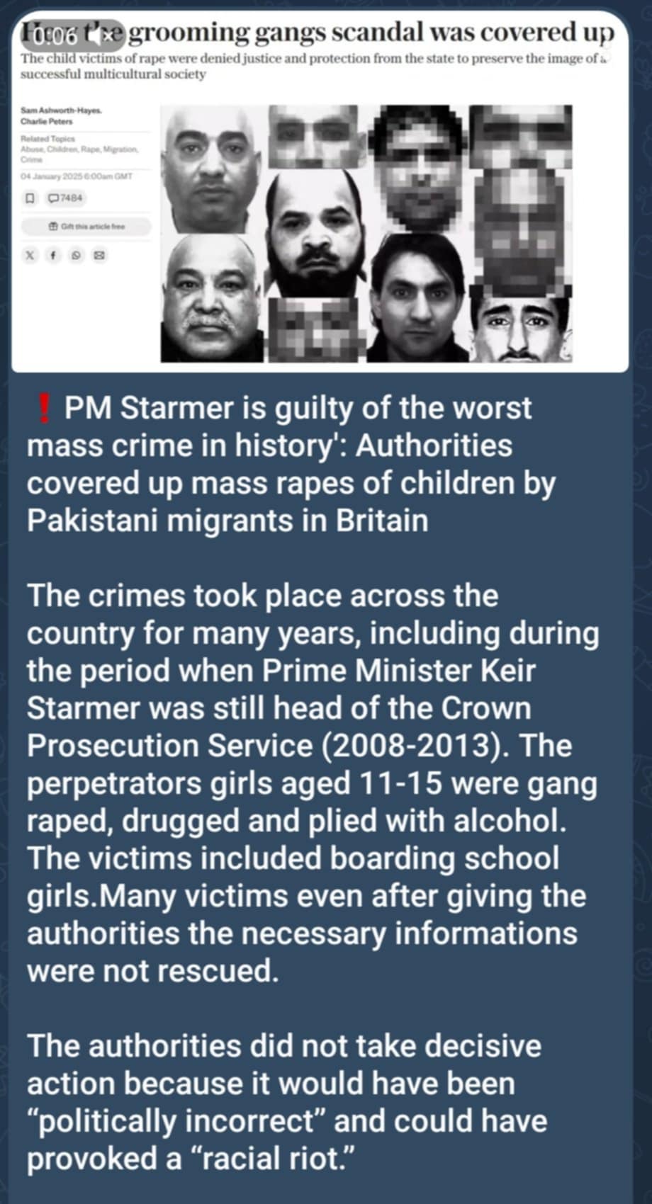 Starmer & Våldtäktsgängen