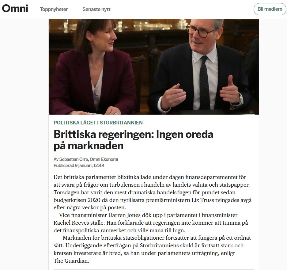 Brittiskt På Valutamarknaden