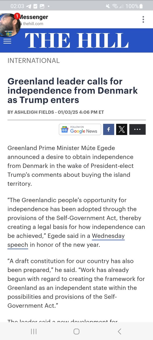 Grönländsk Självständighetsönskan