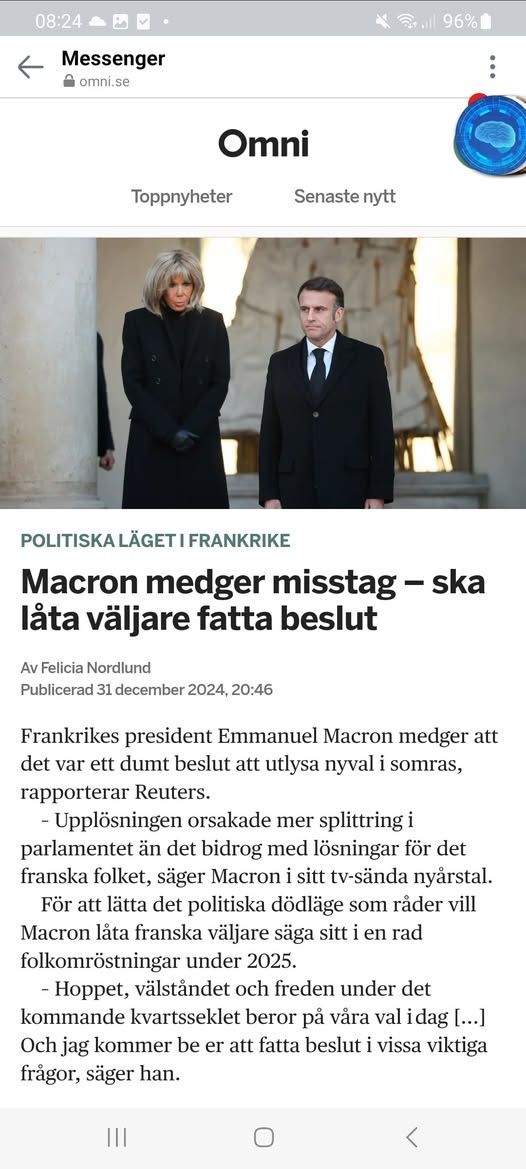 Franska Folkomröstningar 2025..