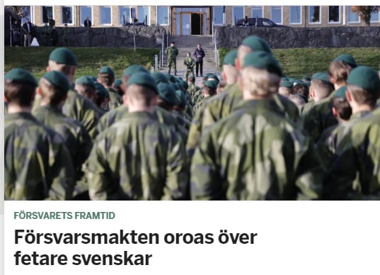 Feta Svenskar Oroar Försvarsmakten