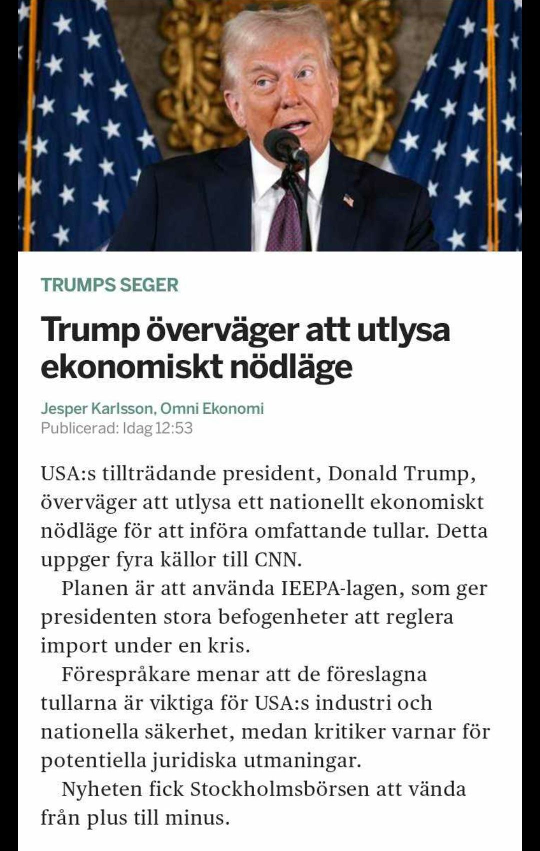 Ekonomiskt Nödläge..