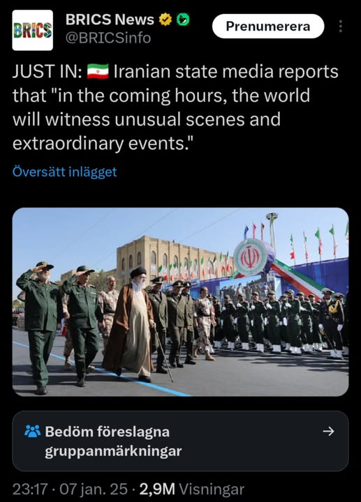 Framtidsförutspående Iran