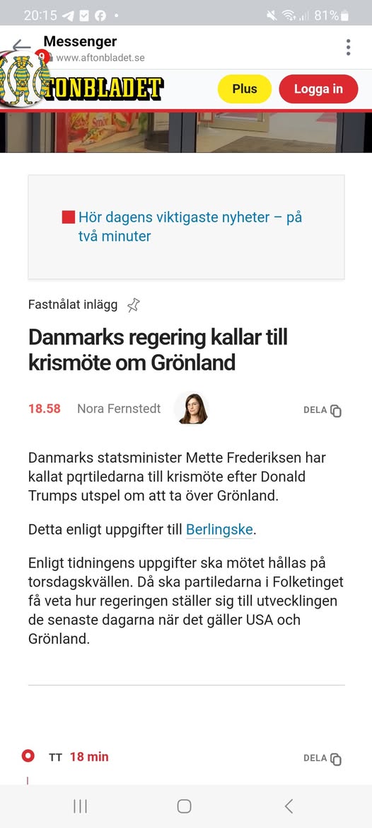 Dagens Om Grönland
