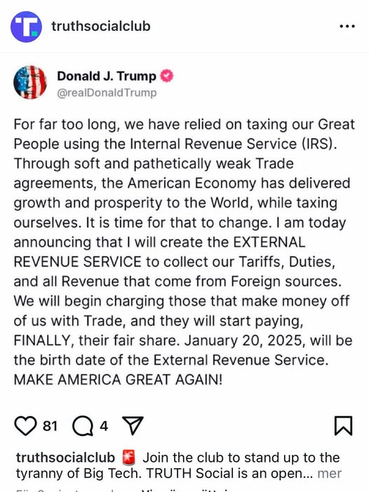 Extern Insamlingsmyndighet För Internt Skyddande Tariffer