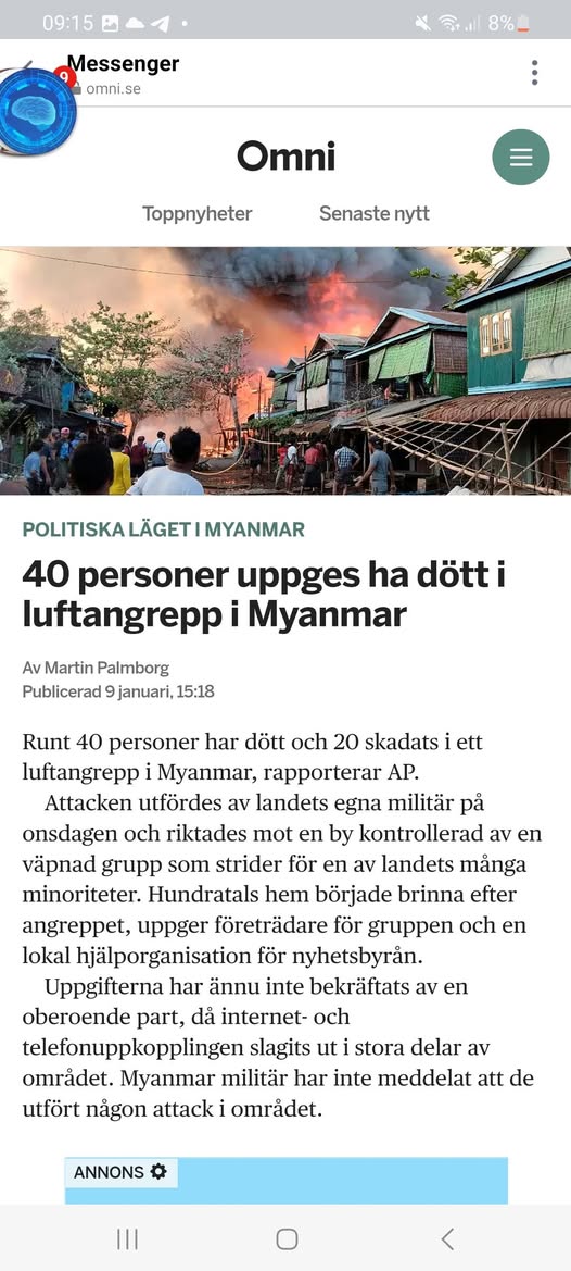 Dödlig Attack I Myanmar